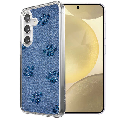 Paw Footprints Print Slim Cover For Samsung Galaxy S (S24,S23,S22,S21/Plus,FE,Ultra), Print in USA