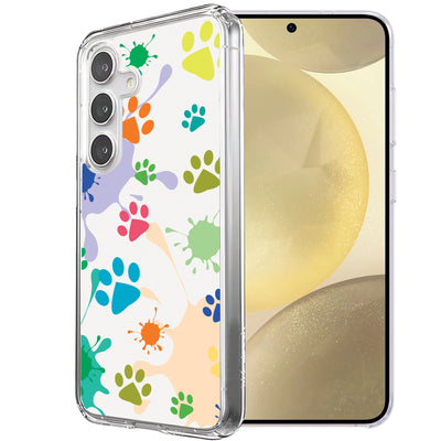 Paw Color  Print Slim Cover For Samsung Galaxy S (S24,S23,S22,S21/Plus,FE,Ultra), Print in USA