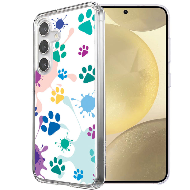 Paw Color 2 Print Slim Cover For Samsung Galaxy S (S24,S23,S22,S21/Plus,FE,Ultra), Print in USA