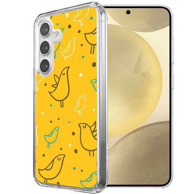 Birds Dots 1 Print Slim Cover For Samsung Galaxy S (S24,S23,S22,S21/Plus,FE,Ultra), Print in USA