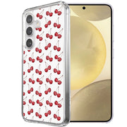 Cherries Print Slim Cover For Samsung Galaxy S (S24,S23,S22,S21/Plus,FE,Ultra), Print in USA