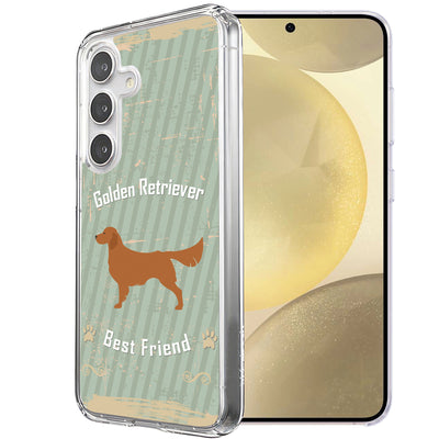 Retriever Dog Print Slim Cover For Samsung Galaxy S (S24,S23,S22,S21/Plus,FE,Ultra), Print in USA