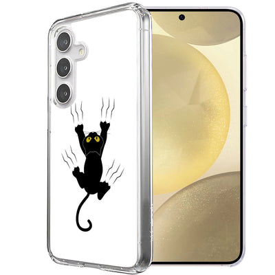 Cat Scratch Print Slim Cover For Samsung Galaxy S (S24,S23,S22,S21/Plus,FE,Ultra), Print in USA