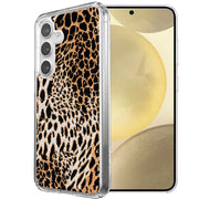 Leopard Pattern Print Slim Cover For Samsung Galaxy S (S24,S23,S22,S21/Plus,FE,Ultra), Print in USA