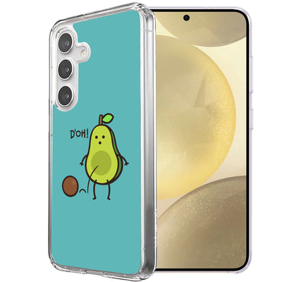 Funny Avocado 2 Print Slim Cover For Samsung Galaxy S (S24,S23,S22,S21/Plus,FE,Ultra), Print in USA