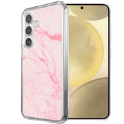 Pink Marble 2 Print Slim Cover For Samsung Galaxy S (S24,S23,S22,S21/Plus,FE,Ultra), Print in USA