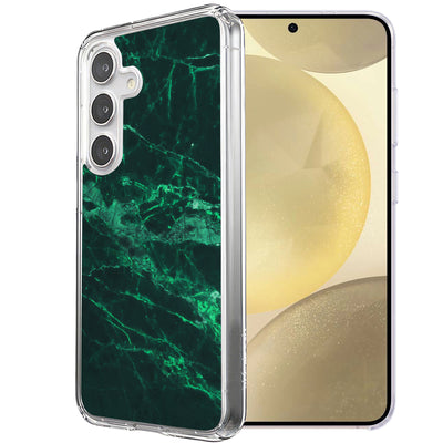 Green Marble Print Slim Cover For Samsung Galaxy S (S24,S23,S22,S21/Plus,FE,Ultra), Print in USA