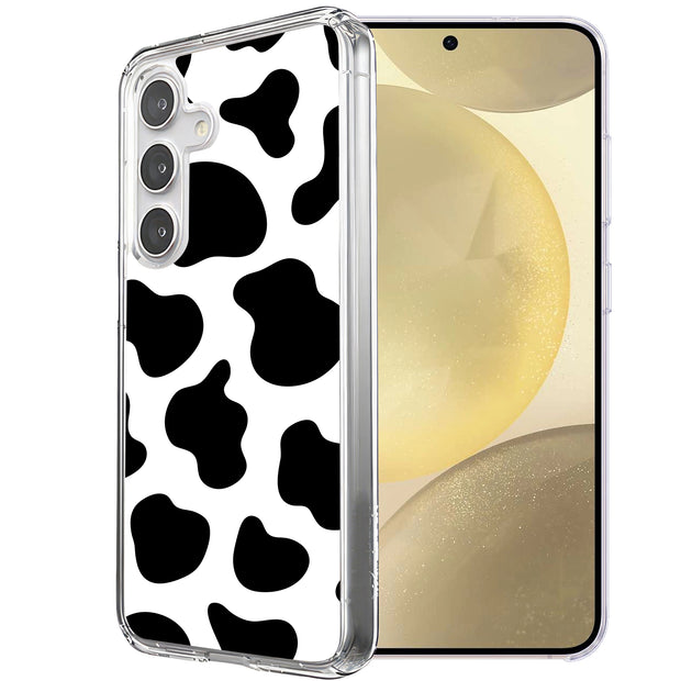 Cow Pattern Print Slim Cover For Samsung Galaxy S (S24,S23,S22,S21/Plus,FE,Ultra), Print in USA