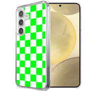 Bright Checker Print Slim Cover For Samsung Galaxy S (S24,S23,S22,S21/Plus,FE,Ultra), Print in USA