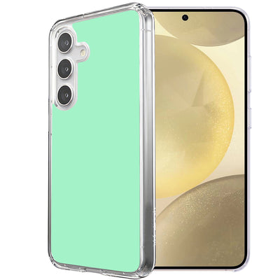 Mint Green Print Slim Cover For Samsung Galaxy S (S24,S23,S22,S21/Plus,FE,Ultra), Print in USA