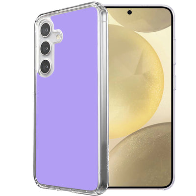 Lavender Purple Print Slim Cover For Samsung Galaxy S (S24,S23,S22,S21/Plus,FE,Ultra), Print in USA