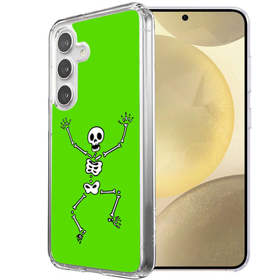 Skeleton Dance Print Slim Cover For Samsung Galaxy S (S24,S23,S22,S21/Plus,FE,Ultra), Print in USA