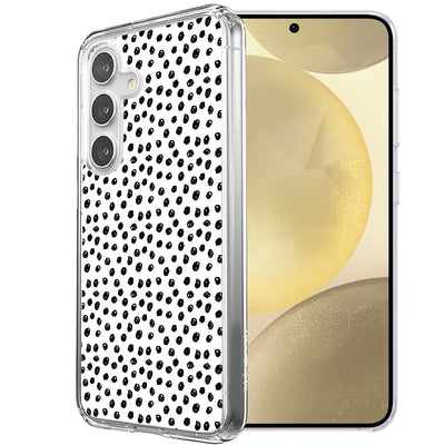 Polka Dots Blk Print Slim Cover For Samsung Galaxy S (S24,S23,S22,S21/Plus,FE,Ultra), Print in USA