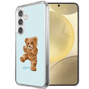 Teddy Fight Print Slim Cover For Samsung Galaxy S (S24,S23,S22,S21/Plus,FE,Ultra), Print in USA