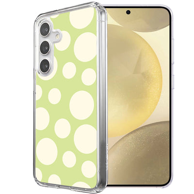 Circle Dots Print Slim Cover For Samsung Galaxy S (S24,S23,S22,S21/Plus,FE,Ultra), Print in USA