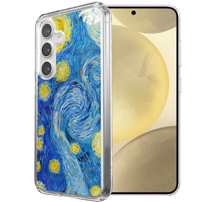 Starry Night Print Slim Cover For Samsung Galaxy S (S24,S23,S22,S21/Plus,FE,Ultra), Print in USA