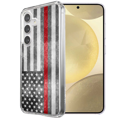 Thin Red Line Print Slim Cover For Samsung Galaxy S (S24,S23,S22,S21/Plus,FE,Ultra), Print in USA