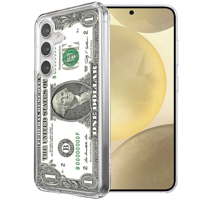 One Dollar Bill Print Slim Cover For Samsung Galaxy S (S24,S23,S22,S21/Plus,FE,Ultra), Print in USA