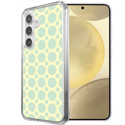 Turtle Circle Print Slim Cover For Samsung Galaxy S (S24,S23,S22,S21/Plus,FE,Ultra), Print in USA