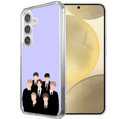 BTS KPOP 10 Print Slim Cover For Samsung Galaxy S (S24,S23,S22,S21/Plus,FE,Ultra), Print in USA