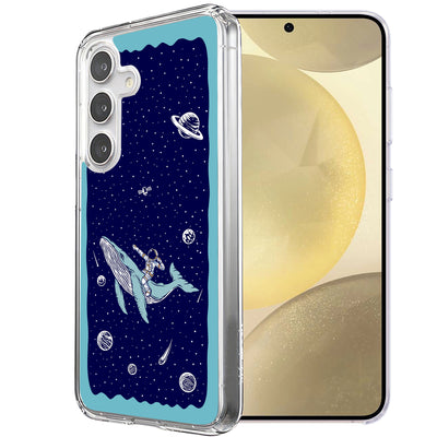 Space Whale 5 Print Slim Cover For Samsung Galaxy S (S24,S23,S22,S21/Plus,FE,Ultra), Print in USA