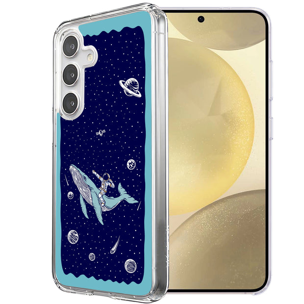 Space Whale 5 Print Slim Cover For Samsung Galaxy S (S24,S23,S22,S21/Plus,FE,Ultra), Print in USA