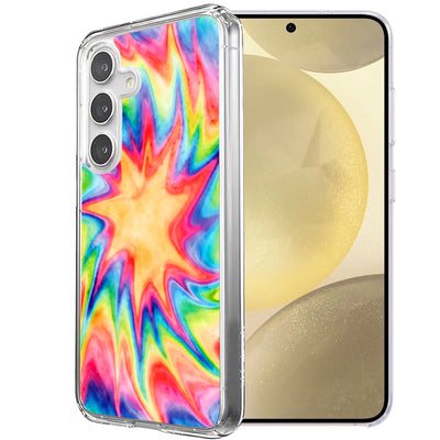 Tie Dye Trippy Print Slim Cover For Samsung Galaxy S (S24,S23,S22,S21/Plus,FE,Ultra), Print in USA