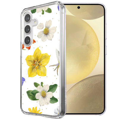 Flower Design 2 Print Slim Cover For Samsung Galaxy S (S24,S23,S22,S21/Plus,FE,Ultra), Print in USA