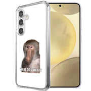 Meme Monkey 4 Print Slim Cover For Samsung Galaxy S (S24,S23,S22,S21/Plus,FE,Ultra), Print in USA