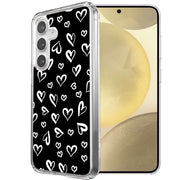 White Hearts Print Slim Cover For Samsung Galaxy S (S24,S23,S22,S21/Plus,FE,Ultra), Print in USA