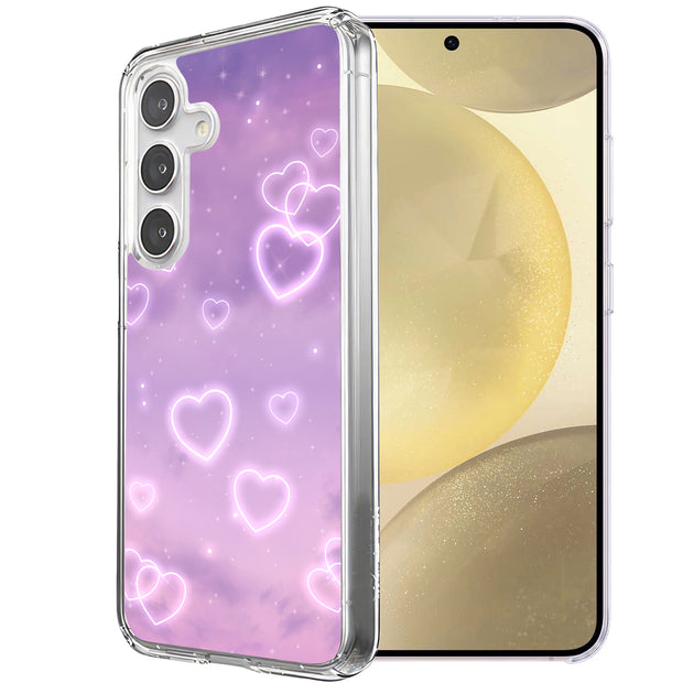 Romantic Love Print Slim Cover For Samsung Galaxy S (S24,S23,S22,S21/Plus,FE,Ultra), Print in USA