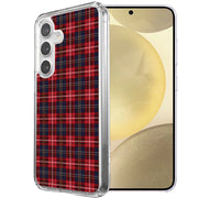 Classic Plaid 1 Print Slim Cover For Samsung Galaxy S (S24,S23,S22,S21/Plus,FE,Ultra), Print in USA