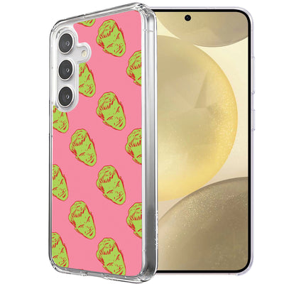 Green Heads Print Slim Cover For Samsung Galaxy S (S24,S23,S22,S21/Plus,FE,Ultra), Print in USA