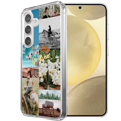 Go West Collage Print Slim Cover For Samsung Galaxy S (S24,S23,S22,S21/Plus,FE,Ultra), Print in USA