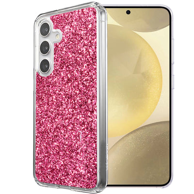 Pink Sparklings Print Slim Cover For Samsung Galaxy S (S24,S23,S22,S21/Plus,FE,Ultra), Print in USA