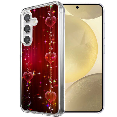 Shinny Hearts Print Slim Cover For Samsung Galaxy S (S24,S23,S22,S21/Plus,FE,Ultra), Print in USA