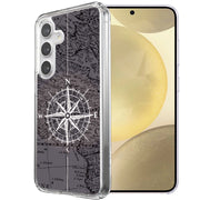 Map Compass Print Slim Cover For Samsung Galaxy S (S24,S23,S22,S21/Plus,FE,Ultra), Print in USA