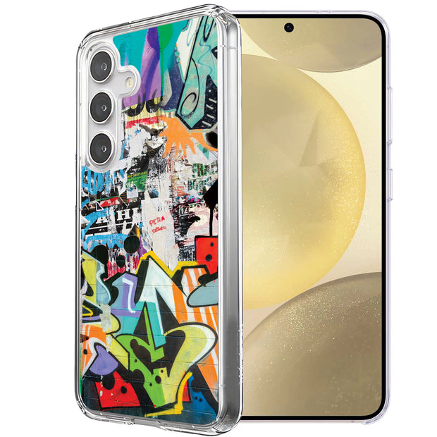 Street Graffiti Print Slim Cover For Samsung Galaxy S (S24,S23,S22,S21/Plus,FE,Ultra), Print in USA