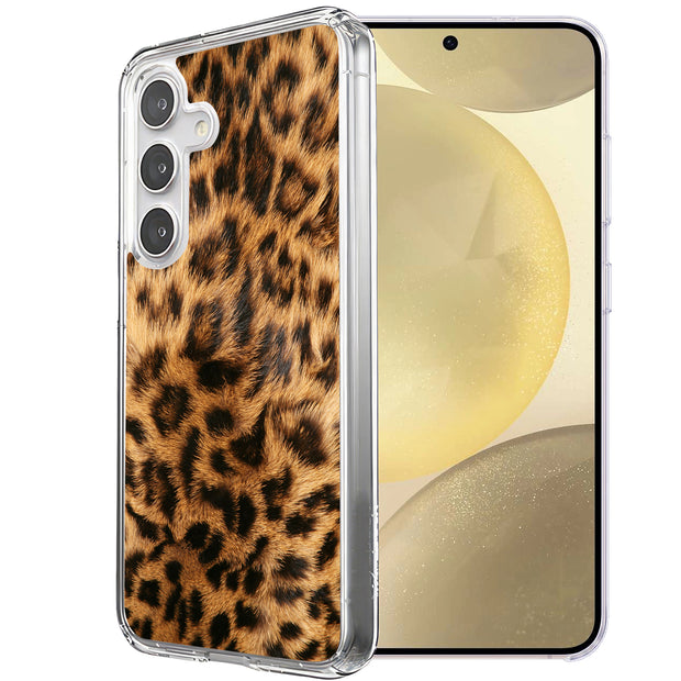 Leopard Skin Print Slim Cover For Samsung Galaxy S (S24,S23,S22,S21/Plus,FE,Ultra), Print in USA