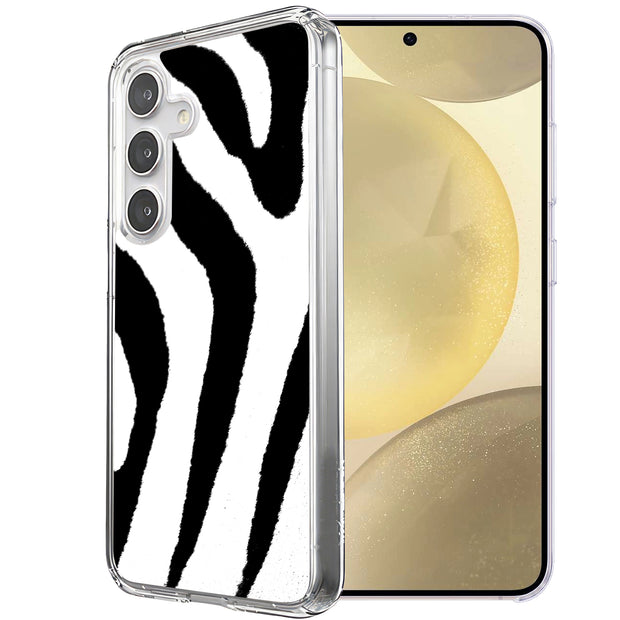 Zebra Stripe Print Slim Cover For Samsung Galaxy S (S24,S23,S22,S21/Plus,FE,Ultra), Print in USA