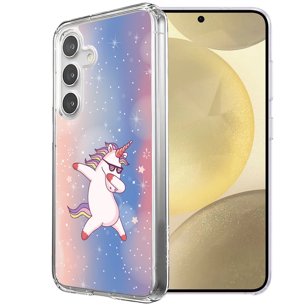 Unicorn Dab Print Slim Cover For Samsung Galaxy S (S24,S23,S22,S21/Plus,FE,Ultra), Print in USA