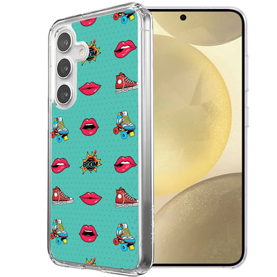 Skate Lips Print Slim Cover For Samsung Galaxy S (S24,S23,S22,S21/Plus,FE,Ultra), Print in USA