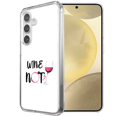 Wine Not Print Slim Cover For Samsung Galaxy S (S24,S23,S22,S21/Plus,FE,Ultra), Print in USA