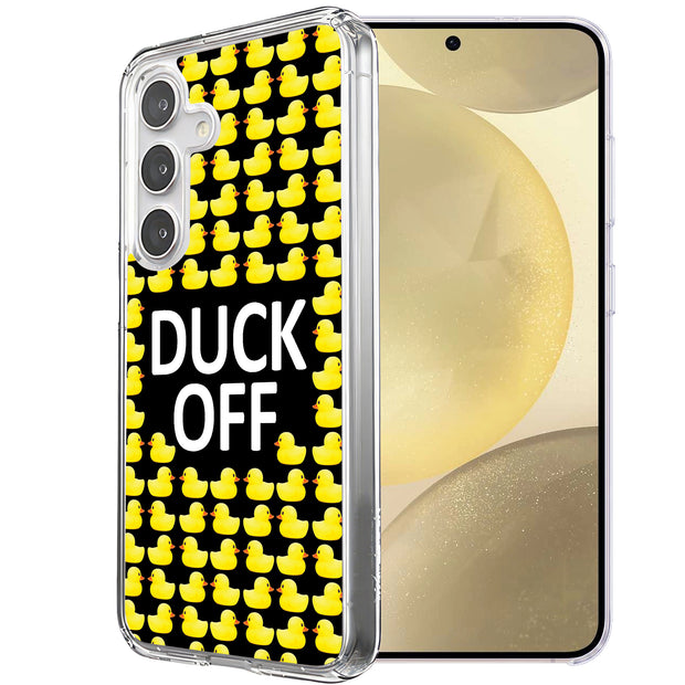 Duck OFF Print Slim Cover For Samsung Galaxy S (S24,S23,S22,S21/Plus,FE,Ultra), Print in USA