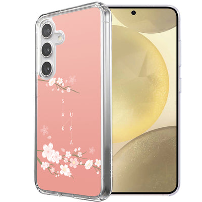 Cherry Blossom Print Slim Cover For Samsung Galaxy S (S24,S23,S22,S21/Plus,FE,Ultra), Print in USA