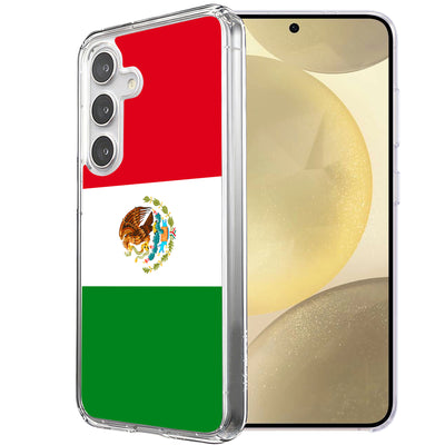 Flag Mexico Print Slim Cover For Samsung Galaxy S (S24,S23,S22,S21/Plus,FE,Ultra), Print in USA