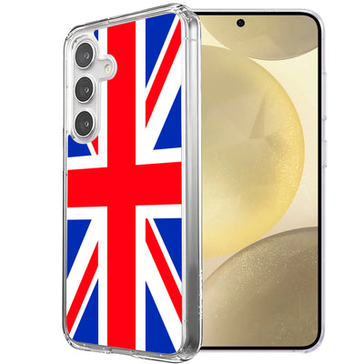 Flag UK Print Slim Cover For Samsung Galaxy S (S24,S23,S22,S21/Plus,FE,Ultra), Print in USA