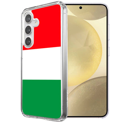 Flag Italy Print Slim Cover For Samsung Galaxy S (S24,S23,S22,S21/Plus,FE,Ultra), Print in USA