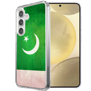 Pakistan Flag Print Slim Cover For Samsung Galaxy S (S24,S23,S22,S21/Plus,FE,Ultra), Print in USA