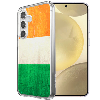 Ireland Flag  Print Slim Cover For Samsung Galaxy S (S24,S23,S22,S21/Plus,FE,Ultra), Print in USA